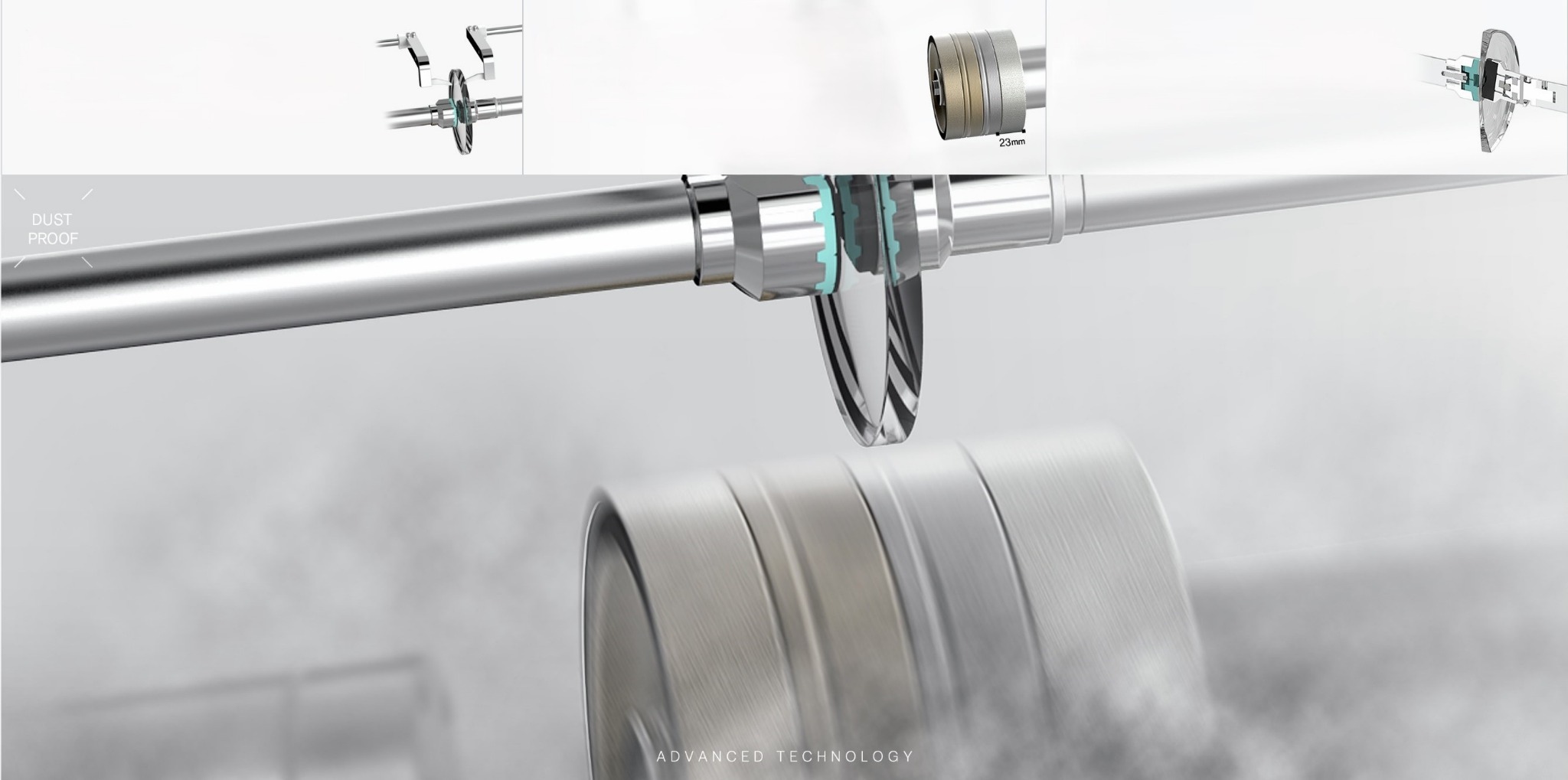 clamp and wheel